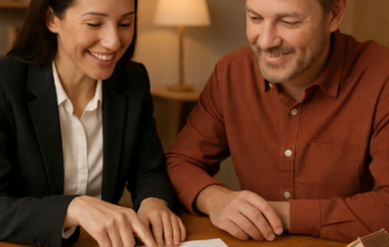 Property Manager paperwork with Home Owner