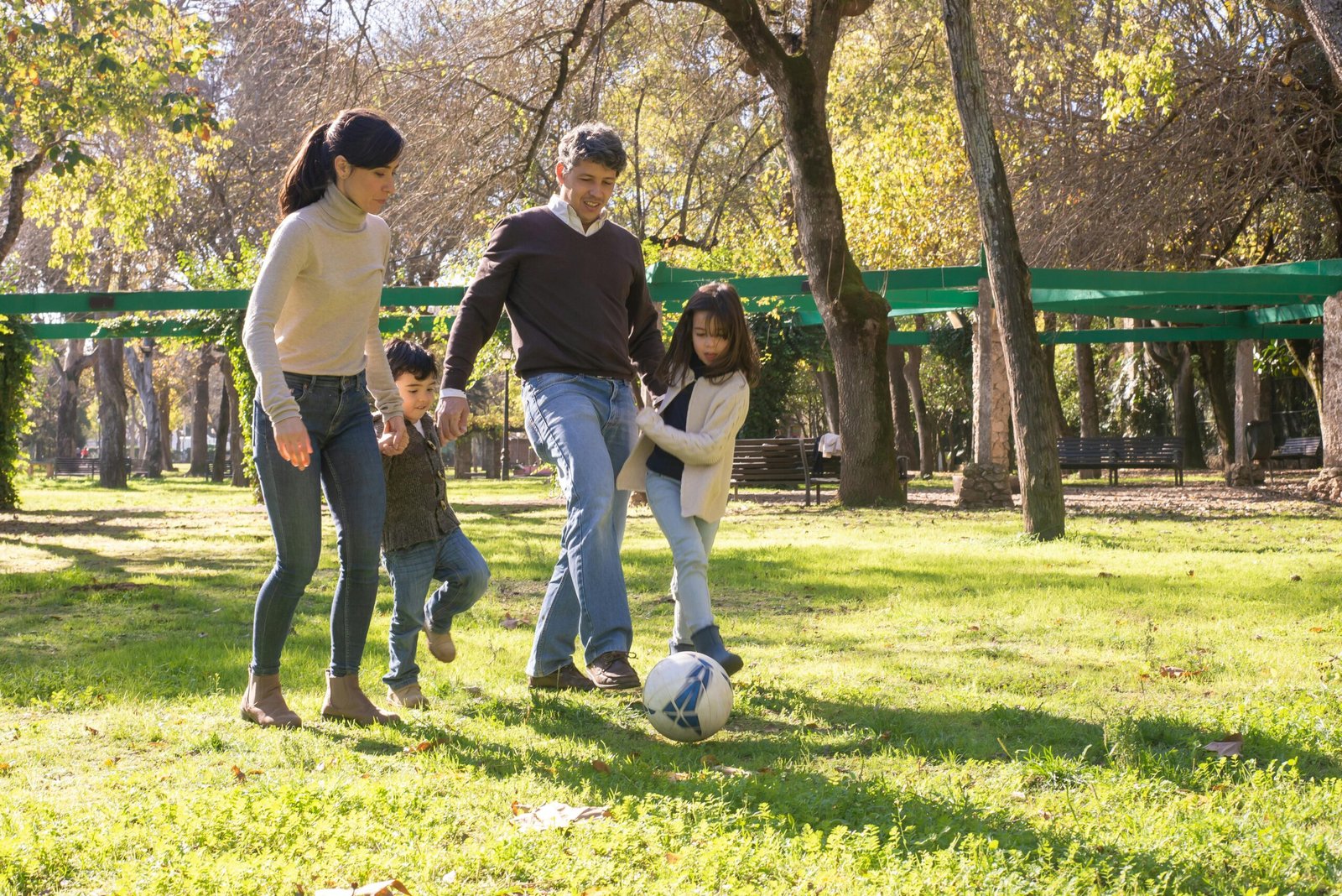 Photo of a family at the park Temple Texas
