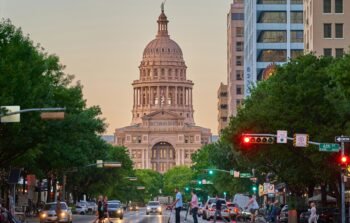Texas State Capitol from Congress St Photo Credit: Justin Wallace www.justinwallacephotography.com